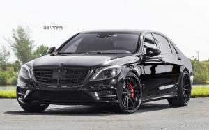 Mercedes-Benz S550 on Strasse Wheels (SV1 Deep Concave FS) 2018 года
